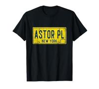 Retro Astor Place NY New York Manhattan Neighborhood T-Shirt