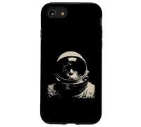 Retro Astronaut Earth Reflection Space Explorer Design Case for iPhone SE (2020) / 7/8