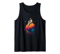Retro Astronaut Planet Stars Dreamy Cosmic Boys Tank Top