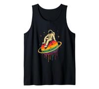 Retro Astronaut Planet Stars Dreamy Cosmic Boys Tank Top