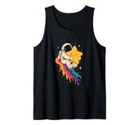 Retro Astronaut Planet Stars Dreamy Cosmic Boys Tank Top