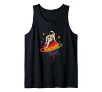 Retro Astronaut Planet Stars Dreamy Cosmic Boys Tank Top