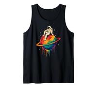 Retro Astronaut Planet Stars Dreamy Cosmic Boys Tank Top