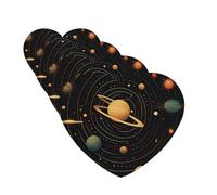 Retro astronomical pattern Car Air Freshener Cards for Women Men 4 Pack Cute Car Accessories Long Lasting Scent Car Diffuser Hanging Auto Aromatherapy Tablets Car Fresheners Gifts