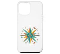 Retro Atomic Starburst Physics Science Symbol Case for iPhone 12 Pro Max