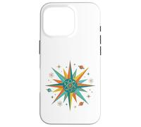 Retro Atomic Starburst Physics Science Symbol Case for iPhone 16 Pro