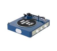 Retro Audio Record Player (Navy)