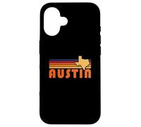 Retro Austin Texas Vintage 70s Sunset Silhouette Art Case for iPhone 16