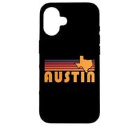 Retro Austin Texas Vintage 70s Sunset Silhouette Art Case for iPhone 16