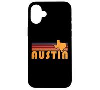 Retro Austin Texas Vintage 70s Sunset Silhouette Art Case for iPhone 16 Plus