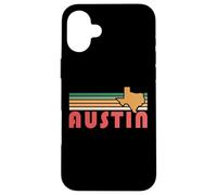 Retro Austin Texas Vintage 70s Sunset Silhouette Art Case for iPhone 16 Plus