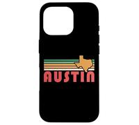 Retro Austin Texas Vintage 70s Sunset Silhouette Art Case for iPhone 16 Pro