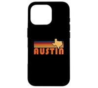 Retro Austin Texas Vintage 70s Sunset Silhouette Art Case for iPhone 16 Pro