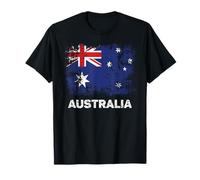 Retro Australian Flag Shirt Patriotic Australia Flag T-Shirt