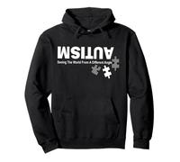Retro Autism Seeing The World From A Different Angle Pullover Hoodie