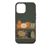 Retro Autumn Harvest Shelf Doodle Characters Vibe Case for iPhone 12 Pro Max