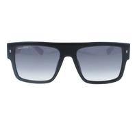 Retro Aviator Sunglasses - male - Dsquared2 - Sunglasses - Black - 56 MM - Accessories 56 MM