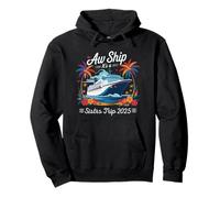 Retro Aw Ship It's A Sister's Trip 2025 Matching Cruise Pullover Hoodie