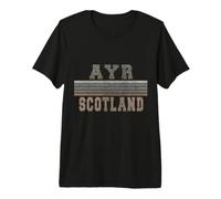 Retro Ayr Scotland Premium T-Shirt