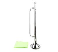 Retro B Flat Bugle Trumpet Brass Bugle Retro Standard Trumpet Musical Instrument for School Band Cavalry Beginner Military Orchestra