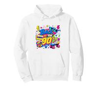 Retro Back to 90s Cassette Tape Boombox Roller Skate Ninetie Pullover Hoodie