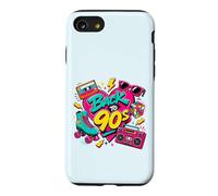 Retro Back to 90s Nostalgia Roller Skate Boombox Sunglasses Case for iPhone SE (2020) / 7/8
