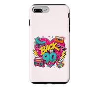 Retro Back to 90s Retro Cassette Boombox Roller Skate Cube Case for iPhone 7 Plus/8 Plus