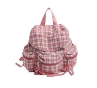 Retro Backpacks For Girl Small Backpacks Japanese Styles Casual Daypacks Travel Rucksack Student School Bag Plaids School Bag Travel Casual Daypacks Simple Knapsack