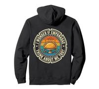 Retro Badge I Wonder If Empanadas Think About Me Food Pullover Hoodie