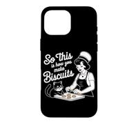 Retro Baking Cat Lover Pun So This Is How You Make Biscuits Case for iPhone 16 Pro Max