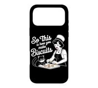 Retro Baking Cat Lover Pun So This Is How You Make Biscuits Case for iPhone 17 Pro Max