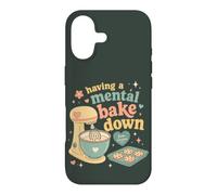 Retro Baking Humor Mental Bake Down From Scratch Mood Case for iPhone 17