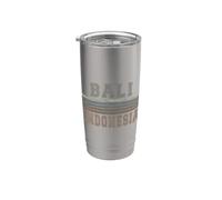 Retro Bali Indonesia Stainless Steel Insulated Tumbler