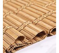 Retro Bamboo Roller Blinds Natural Bamboo Shades for Home Balcony Office & Restaurant Indoor Outdoor Window Covering (160x120cm 63x47in A)