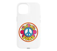 Retro Ban-the-Bomb s Peace Sign s Hippie Flower Power Case for iPhone 15