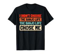 Retro Banjo Fingerpicking - Folk Country Music Vintage Banjo T-Shirt