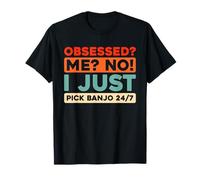 Retro Banjo Folk Country Music - Fingerpicking Vintage Banjo T-Shirt