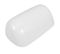 Retro Bankers Lamp Shade, White Plastic Replacement Table Lamp Cover | Rectangular PP Construction, Detachable Easy-clean Design, Soft Reading Light for Students, Readers, Home or Library Desks