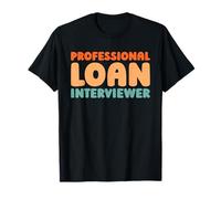 Retro Banking Processing - Credit Vintage Loan Interviewer T-Shirt