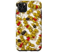 Retro Bar Cart Martini Olive Skewer Pattern Women Case for iPhone 11 Pro Max