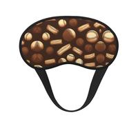 Retro Baseball Brown Print Fashion Sleep Mask, Blackout Eye Mask,Sleeping Eye Mask Suitable for Travel/Yoga/Nap