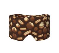 Retro Baseball Brown Print Sleep Eye and Ear Muffs for Sleeping with Adjustable Strap for Travel Nap Shift Work Office
