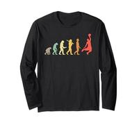 Retro Basketball Evolution Gift For Basketball Players Long Sleeve T-Shirt