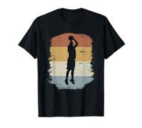 Retro Basketball Jumpshot Baller - Vintage Basketball T-Shirt