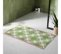 Retro Bath Mat by Orla Kiely in Retro Flower, Clover