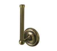 Retro Bathroom Antique Brass Vertical Mounted Toilet Paper Rack WC Roll Holder