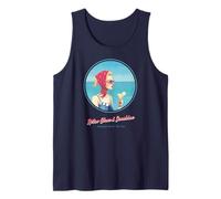 Retro Beach Cocktail Girl - Mid-Century Summer Vibes Tank Top