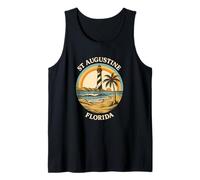 Retro Beach in Ancient City | St Augustine Beach Florida Tank Top