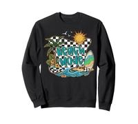Retro Beach Mode Vacay Mode Cute Vacation Summer Sweatshirt
