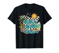 Retro Beach Mode Vacay Mode Cute Vacation Summer T-Shirt